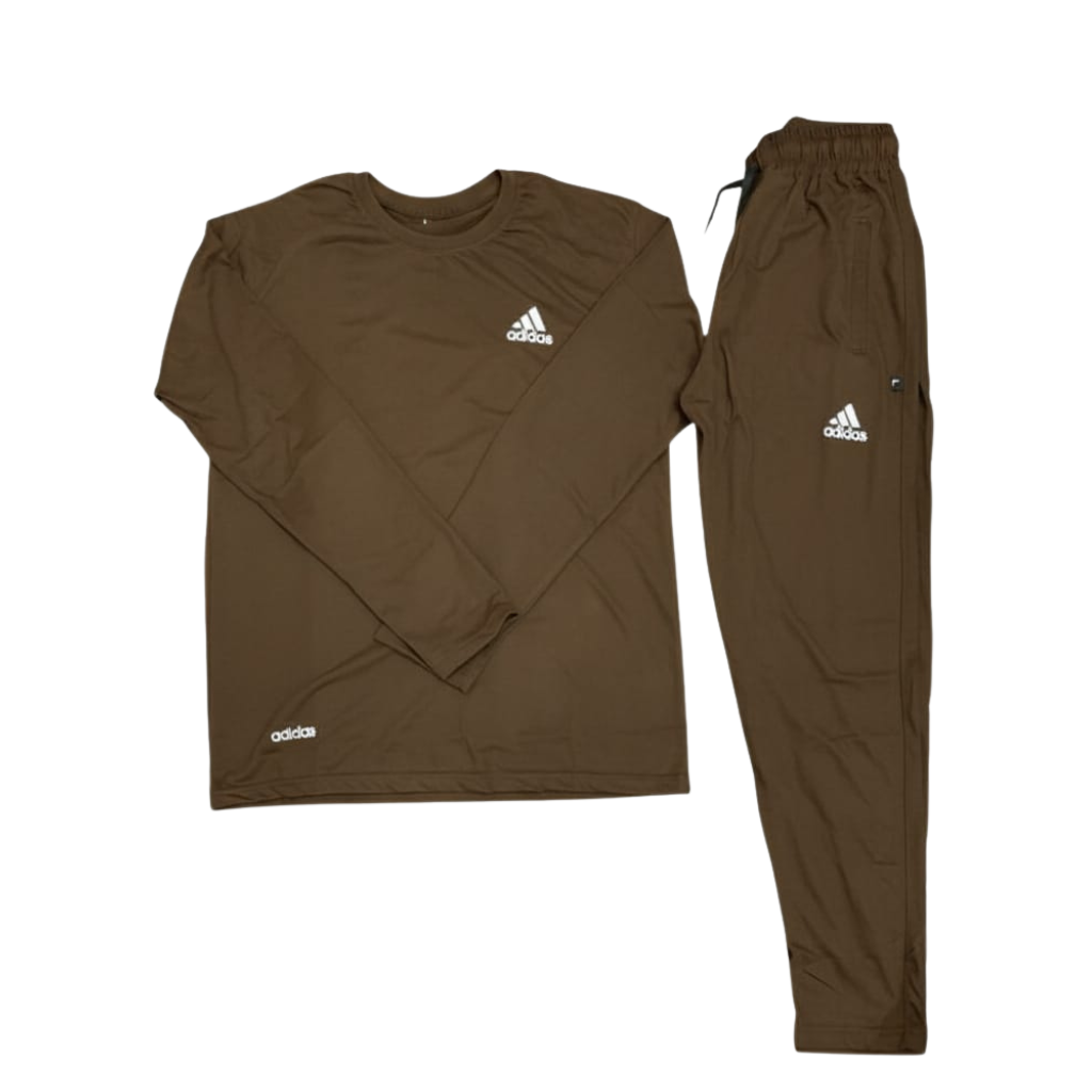 Premium Brown Full-Sleeve Tracksuit | Perfect for Active Wear