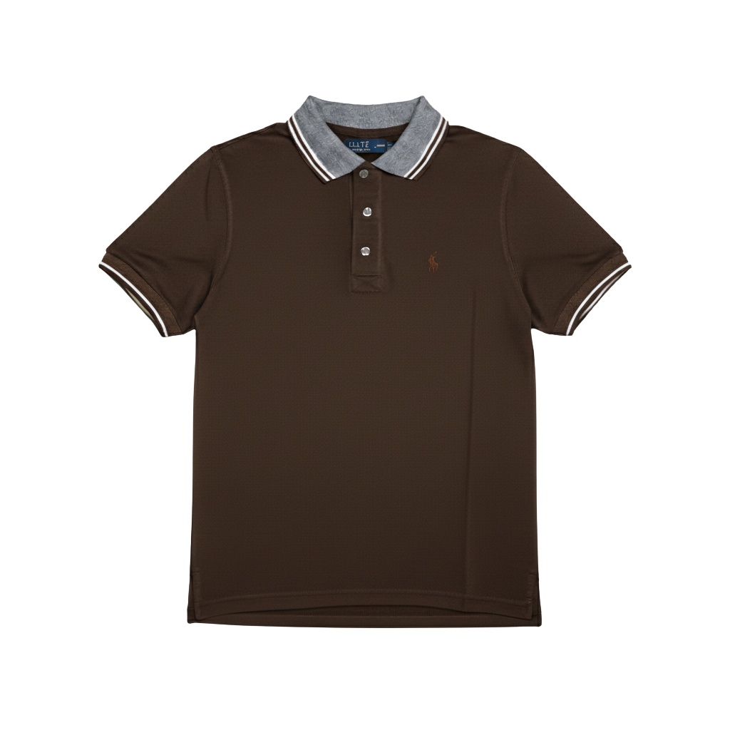Men’s Brown Polo T-shirt | Local Style, Premium Comfort