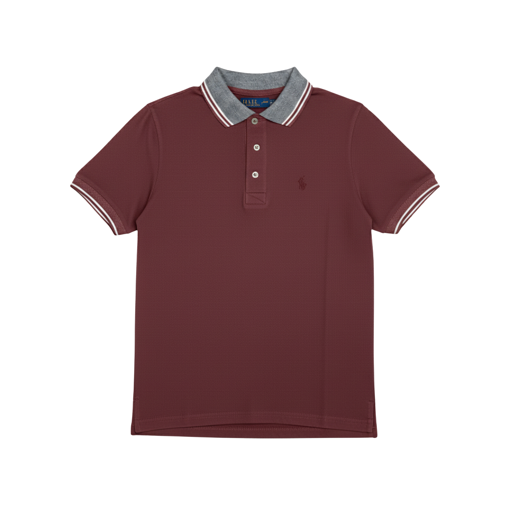 Men’s Mehroon Polo T-shirt | Local Style, Premium Comfort