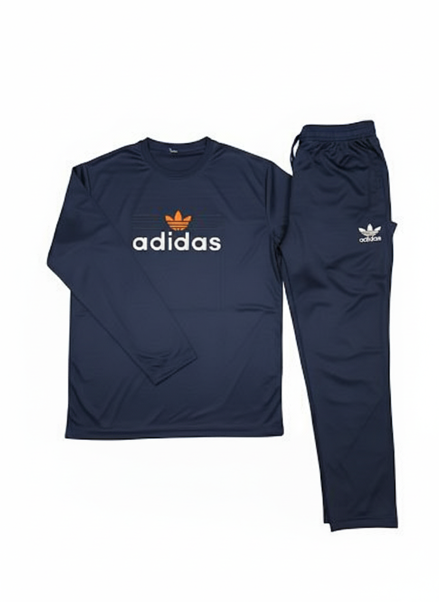 Micro Navy Tracksuit Full-Sleeve | Lightweight, Comfortable & Stylish